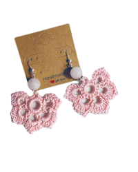 Blush pink butterfly motif with roses quartz 